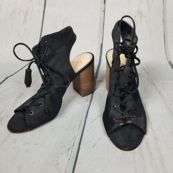 JESSICA SIMPSON JP-Tilory lace up block heels - Picture 2 of 8